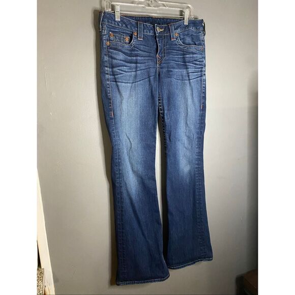 True Religion Joey Low Rise Bootcut Jeans Size 32 - Picture 2 of 5